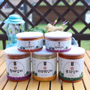 [평창꽃순이] 캔김치, (캔)깍두기 300g, 1개, 300g