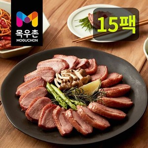 목우촌 무항생제 훈제오리 200g*15팩 총3.9kg 소스12g 8팩, 200g, 15개