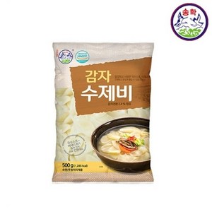 송학식품 감자수제비 500g, 3개