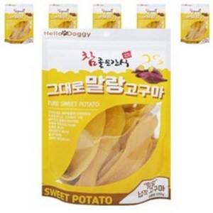 참좋은간식 그대로 말랑 넙적 고구마 건조간식 250g, 4개