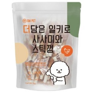 더담은 1키로 강아지 사사미스틱, 1kg, 1개