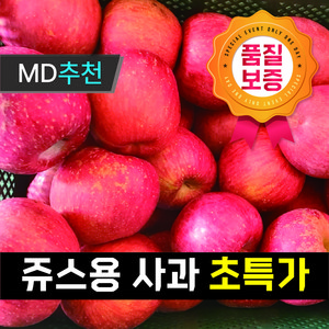 [레스토랑납품] 합리적인 고당도 달콤 아삭한 쥬스용 사과, 1박스, 쥬스용 사과 3kg