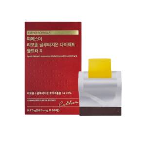 여에스더 리포좀 글루타치온 다이렉트 울트라 X (+에스더포뮬러 정품 쇼핑백), 30회분, 9.75g, 1개