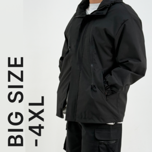 [이중지퍼/-4XL]블루제이 빅사이즈 후드 바람막이