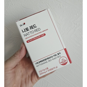 [본사공식판매] 닥터포틴 혈압 혈행 콜레스테롤 개선 영양제 나토레드, 30정, 1개