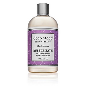 Deep Steep 버블 배스 라일락 블라썸 + 쇼핑백, 503ml, 1개