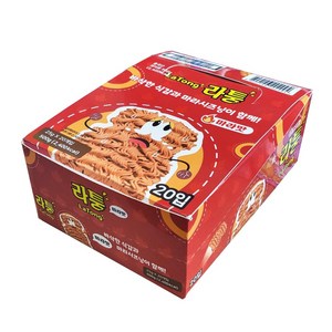 라퉁 라면과자 마라맛 25g X 20개 미니 봉지 라면 스낵, 1개, 500g