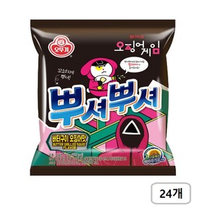 오뚜기 뿌셔뿌셔 버터구이오징어맛, 24개, 90g