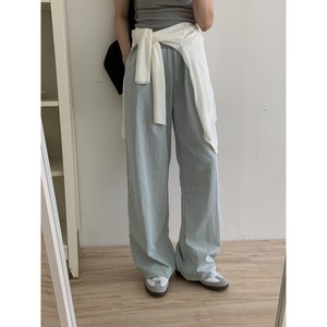 [~77까지] 봄 여름 와샤 나일론 바스락 밴딩팬츠 5colo
