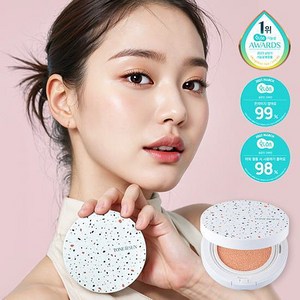 톤핏선 파데프리 비건 핑베 톤업 테라조쿠션 SPF50+ PA++++, 2개, 12g