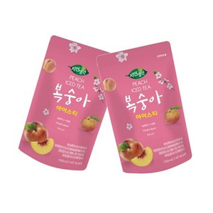 자연생각 복숭아 아이스티, 190ml, 50개