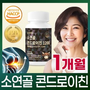 에너리즈 소연골 콘드로이친 1200 식약청 HACCP 인증 저분자, 1개, 60정