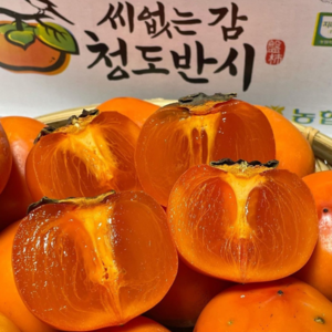 [특품] 씨없는 고당도 프리미엄 청도반시, 1세트, 5kg(대과)