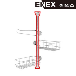 에넥스 ENNEE 기둥/코너선반 추가구성품, 단품