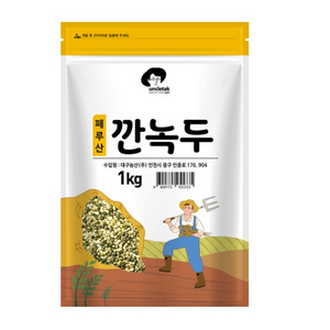 엉클탁 소 깐녹두, 1kg, 1개