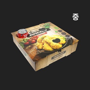 [박스] 합지 치킨박스 중, 100개