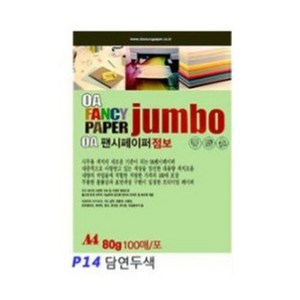 A4 팬시페이퍼 80g 점보100매입/팬시페이퍼/칼라복사지/복사지/색지/색상지/복사용지/칼라색지/색복사용지/OA팬시페이퍼/복사용지/두성OA팬시페이퍼, 100매입_P14