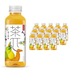 [장가푸드]차파이유자녹차음료수, 500ml