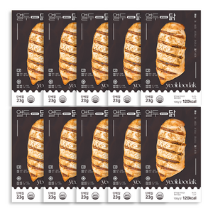 [열두닭] 오븐으로만 조리한 닭가슴살 블랙페퍼맛, 10개, 100g