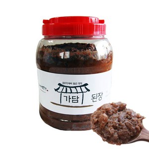 [전통식품] 합천우리식품 알찬우리 된장3kg 시골 조선 재래식 집된장, 3kg, 1개