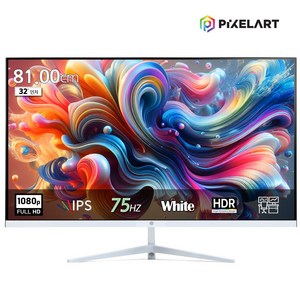 픽셀아트 PIXELART PA3230W 화이트 75Hz FHD 32형 모니터 일반, 81cm