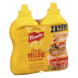 프렌치 Classic Yellow Mustard 2개입, 1개, 1.7kg