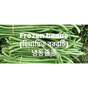 FROZEN GREEN BEAN (냉동그린빈) 중국야채 1KG, 냉동제품 24시안으로 미개봉상태에 반품가능, 1개