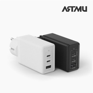 아트뮤 USB PD 100W PPS GaN 접지 멀티 초고속 충전기 GS610, GaN접지충전기100W-GS610화이트, 1개, 화이트