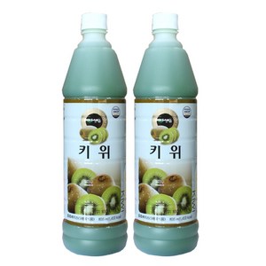 청솔 키위 음료베이스 835ml, 2개