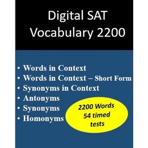 (영문도서) Digital SAT Vocabulay 2200 Papeback, Independently Published, English, 9798327153516