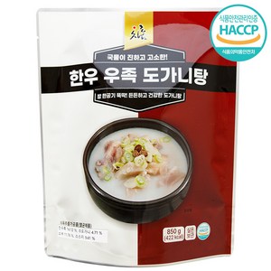 홈쇼핑 한우우족도가니탕 850g 실온보관, 3개