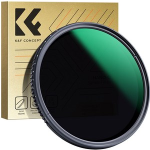 K&F CONCEPT 슬림 방수 가변 ND필터 ND8-ND2000, 77mm, D시리즈