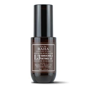 코스드바하 L3 레티놀 1% 바쿠치올 2% 비타민A 미백 주름 탄력 모공 앰플 세럼, 1개, 30ml
