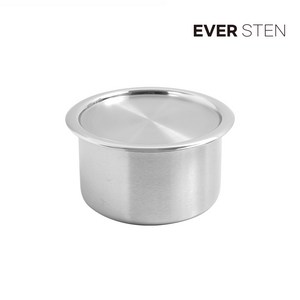 에버스텐 케이크 원형 캐니스터 스텐용기 반찬통 냉동밥 소분 보관 용기, 케이크 550ml, 1개