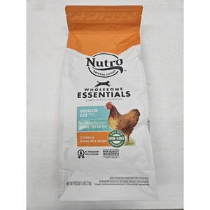 뉴트로 1세 이상 실내묘용 닭고기와 현미 건식사료