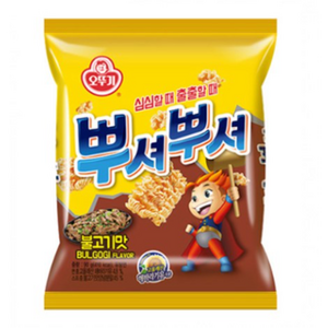 오뚜기 뿌셔뿌셔 불고기맛, 90g, 4개