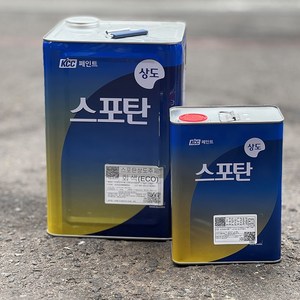 옥상방수 우레탄 KCC 스포탄 상도 녹색 12.6L, 회색, 1개