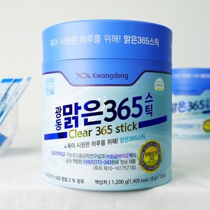 광동 맑은 365 스틱 100p, 1.2kg, 1개