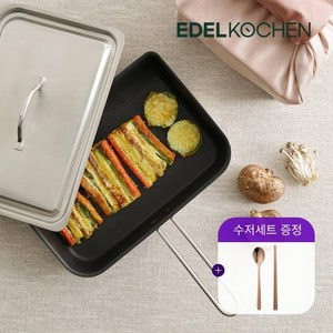 [설 맞이 이벤트] 통3중 대왕말이팬 프라이팬 29*20cm (블랙 논스틱), 없음, 1개