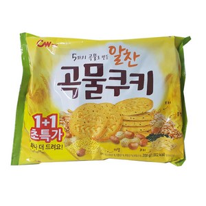 청우식품 알찬곡물쿠키, 200g, 2개