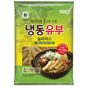 대림선 냉동 유부슬라이스 1kg, 3개