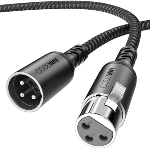 코드웨이 캐논 암수 XLR 마이크 케이블, 20m, 1개