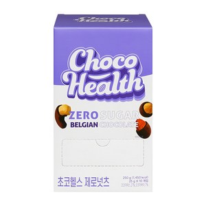 초코헬스 제로넛츠 무설탕 견과류 초코볼 10p, 250g, 1개