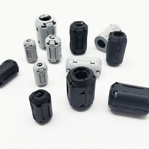 페라이트 코어 블랙 그레이 3.5mm~15mm 노이즈 필터 고주파 차단, 그레이 3.5mm