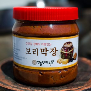 안동옛맛된장 국내산재료로만든 보리막장 1.2kg, 1개