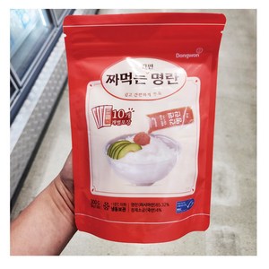 동원 MSC 짜먹는 냉동 명란, 10개, 30g