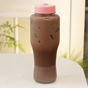 아이스 스탠다드 픽업보틀 빨대캡 1000ml 1L 1리터, 05.용기-민트캡-옐로우마개, 1개