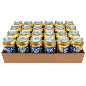 Inca Kola Golden Cabonated Beveage Soda - la kola doada - 12 oz cans - 24pk null, 355ml, 24개