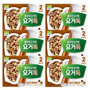 풀무원 요거톡 초코그래놀라 130g, 12개