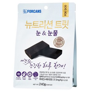 포켄스 강아지 뉴트리션 트릿 영양제, 눈물개선/눈건강, 1개